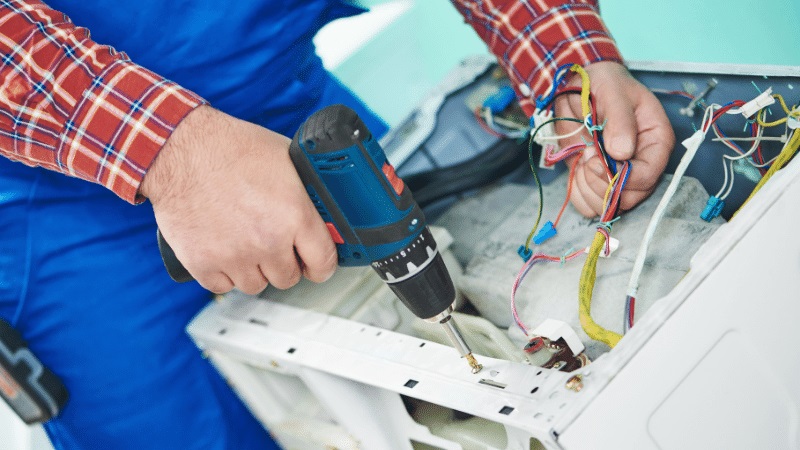 Kırkağaç Baxi Baxi çamaşır makinesi kart tamiri – Su almama arızası orijinal parça ile giderildi. - Teknik servis örneği